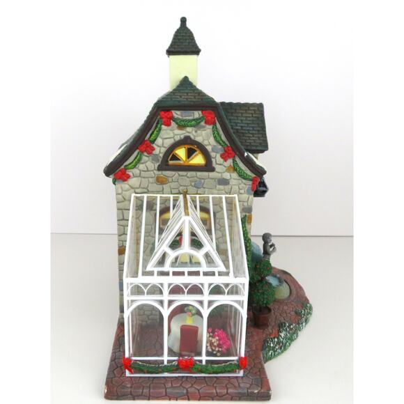 Holiday Time Beautiful Bulbs Porcelain Lighted Village Collectibles House 2004 - Picture 6 of 16